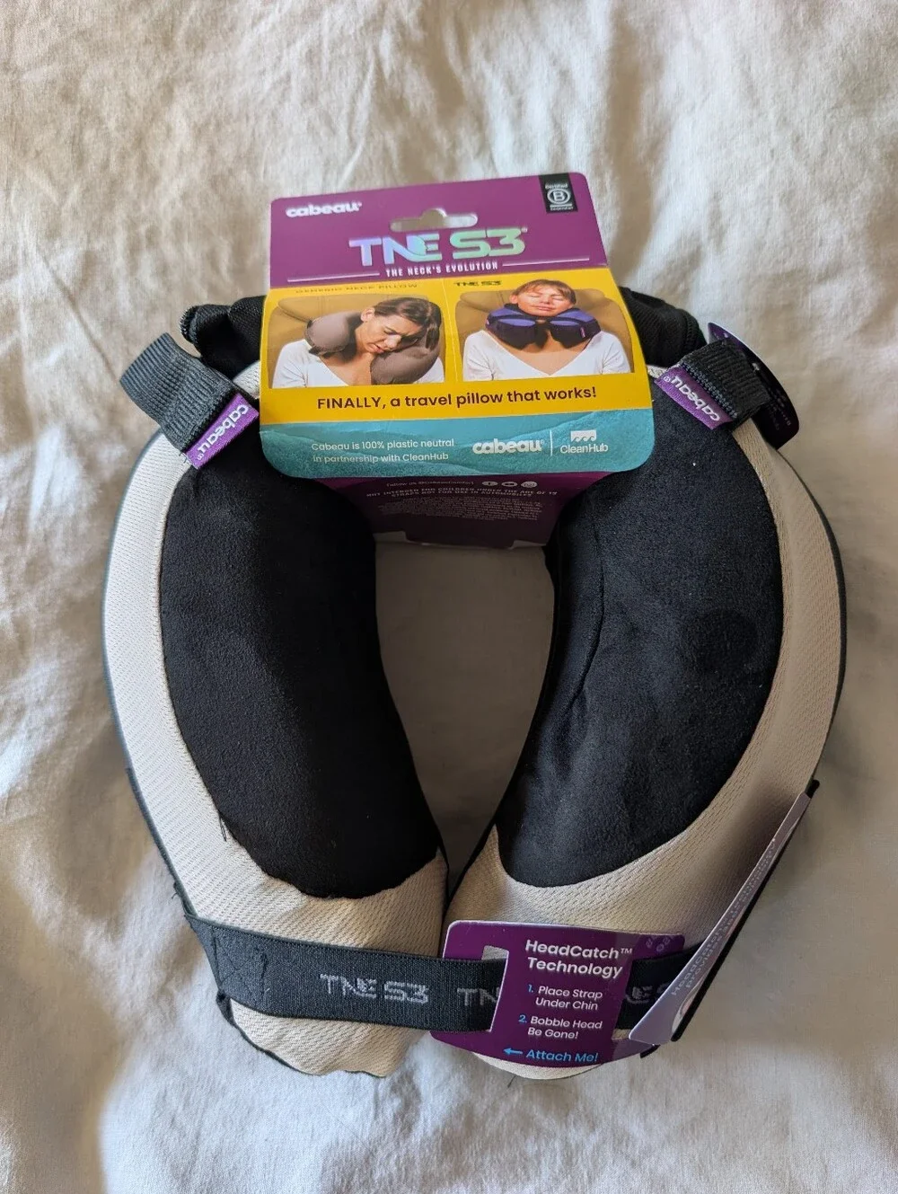 Cabeau The Neck's Evolution S3® (TNE) Neck Pillow - Cairo (Tan)